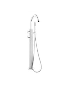 Kai Lever Floor Thermostatic Bath Shower Mixer