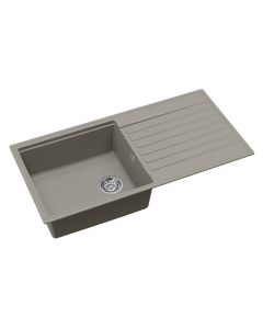 Kameo Smart Single Bowl And Drainer Fossil