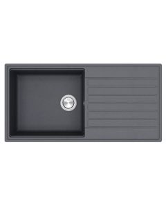 Kameo Smart Single Bowl And Drainer Slate