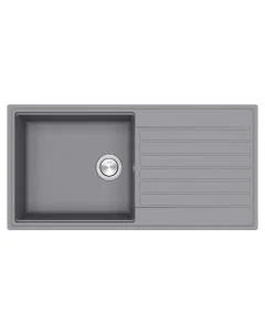 Kameo Smart Single Bowl And Drainer Steel