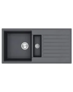 Kameo Smart 1.5 Bowl And Drainer Slate