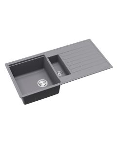 Kameo Smart 1.5 Bowl And Drainer Steel