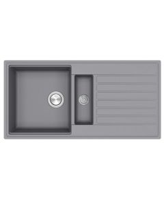 Kameo Smart 1.5 Bowl And Drainer Steel