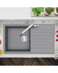 Kameo Smart Single Bowl and Single Drainer Steel