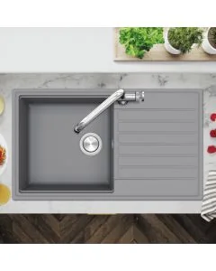 Kameo Smart Single Bowl and Single Drainer Steel