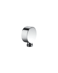 Round Wall Outlet Elbow Chrome