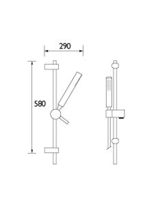 Bristan Square Shower Kit