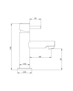 Kai Lever Mini Basin Mixer