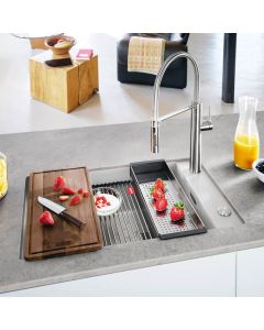 Franke Kubus (KNG PRO 110-62) 1 Bowl Inset Sink Polar White