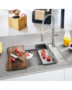 Franke Kubus (KNG PRO 110-62) 1 Bowl Inset Sink Polar White