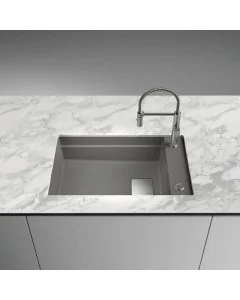 Franke Kubus (KNG PRO 110-62) 1 Bowl Inset Sink Stone Grey