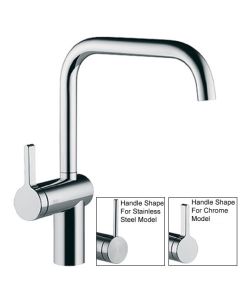 Livello Single Lever Mixer with Swivel Spout Chrome