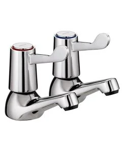 Bristan Value Lever Basin Taps 6" Levers