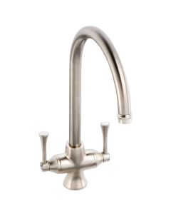Regent Monobloc Sink Mixer Brushed Nickel