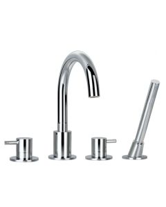 Levo Four Hole Bath Shower Mixer