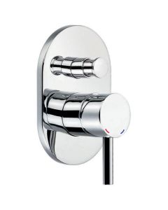 Levo Concealed Manual Shower Valve with Diverter