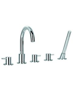 Levo 5 Hole Bath Shower Mixer