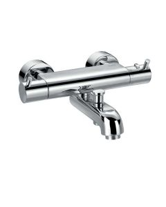 Levo Thermostatic Wall Bath Shower Mixer
