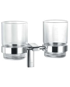 Flova Lynn Double Glass Tumbler Holder