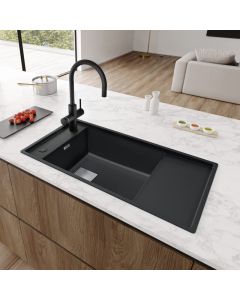 Franke Mythos Water Hub 6-in-1 Electronic Filter Tap Matt Black