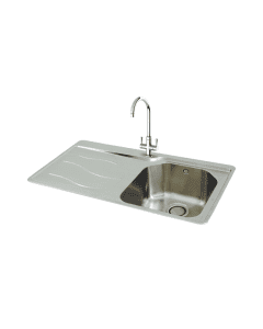 Carron Phoenix Maui 90 1 Bowl LHD Inset Sink Stainless Steel