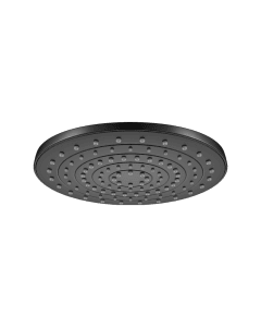 225mm Round ABS Rainshower Matt Black
