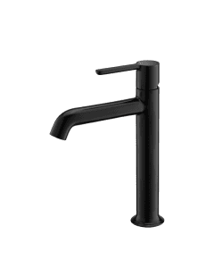 Moonlight Tall Basin Mixer Matt Black