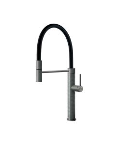 Meccanica Kitchen Mixer Tap Brushed Steel
