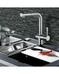 Mercury Side Lever Mixer Swivel Spout with Pull Out Aerator