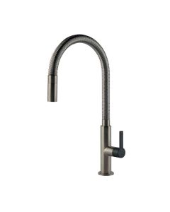 Gessi Mesh Single Lever Monobloc with Woven Metal Swivel Spout