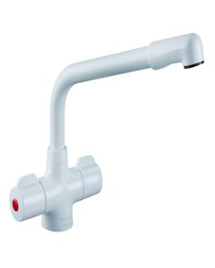 Manhattan Monobloc Sink Mixer White