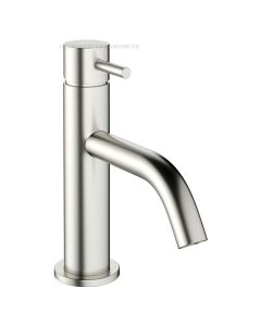 Crosswater Mike Pro Basin Mixer Brushed Stainless Steel Effect
