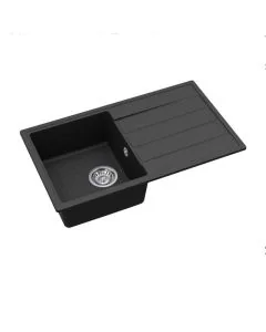 Mio Compact Square Single Bowl and Drainer Jet