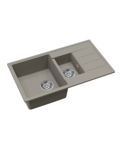 Mio Compact 1.5 Bowl Drainer Fossil