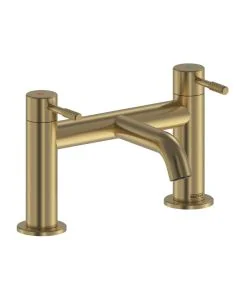 Molida Deck Mounted Bath Filler Brushed Brass