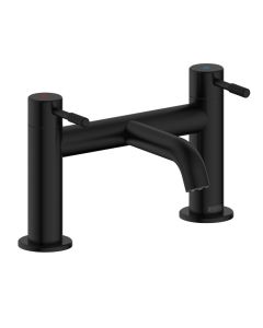 Molida Deck Mounted Bath Filler Matt Black