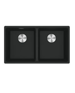 Franke Maris (MRG 120-35-35) 2 Bowl Sink Matt Black