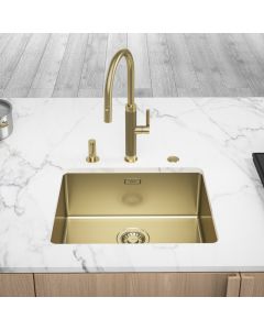 Franke Mythos Masterpiece Pull-Out Tap Gold
