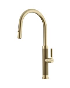 Franke Mythos Masterpiece Pull-Out Tap Gold