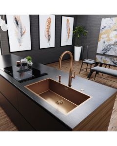 Franke Mythos Masterpiece Pull-Out Tap Copper