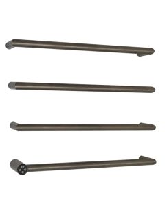 Obi Electric Bar Towel Rail Brushed Black