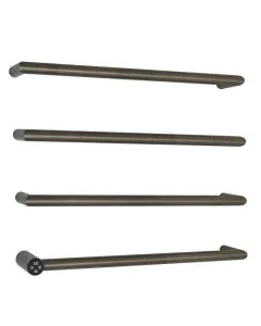 Obi Electric Bar Towel Rail Brushed Black