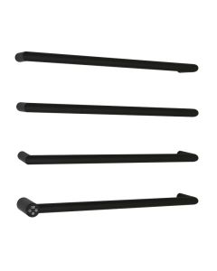 Obi Electric Bar Towel Rail Matt Black