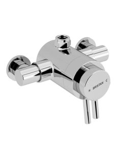 Prism Exposed Concentric Chrome Top Outlet Shower Valve