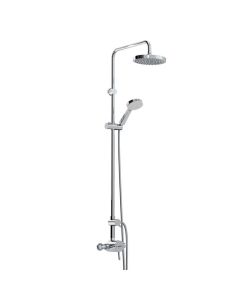 Prism Exposed Fixed Head Shower with Diverter & Kit