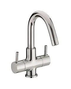 Prism Two Handled Basin Mixer
