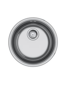 Carron Phoenix Carisma 400 1 Bowl Round Sink Stainless Steel