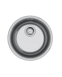 Carron Phoenix Carisma 400 1 Bowl Round Sink Stainless Steel