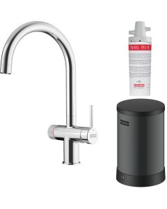 Franke Maris Water Hub 3-in-1 Mechanical Kettle Tap Chrome