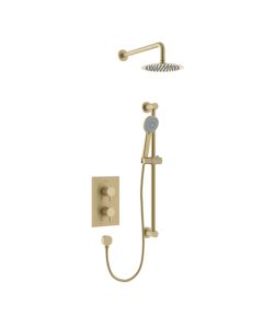 Prism Shower Package Brushed Brass